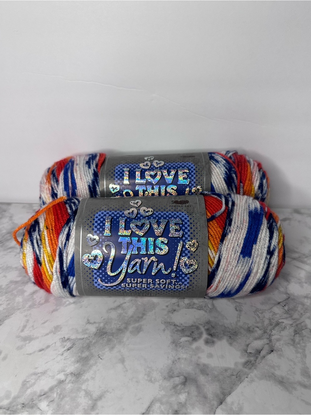 I Love This Yarn! “Wildfire Ridge” (#705) Acrylic Yarn 2 Skeins 5 oz 252 YDS